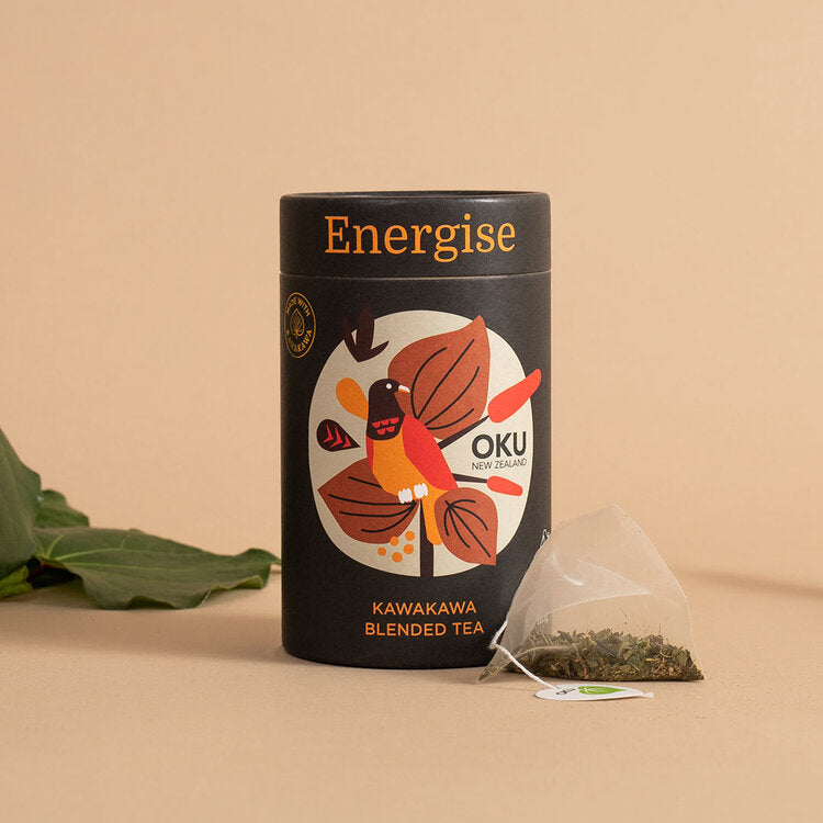 Energise Tea Bags in Recyclable/Reusable Tube