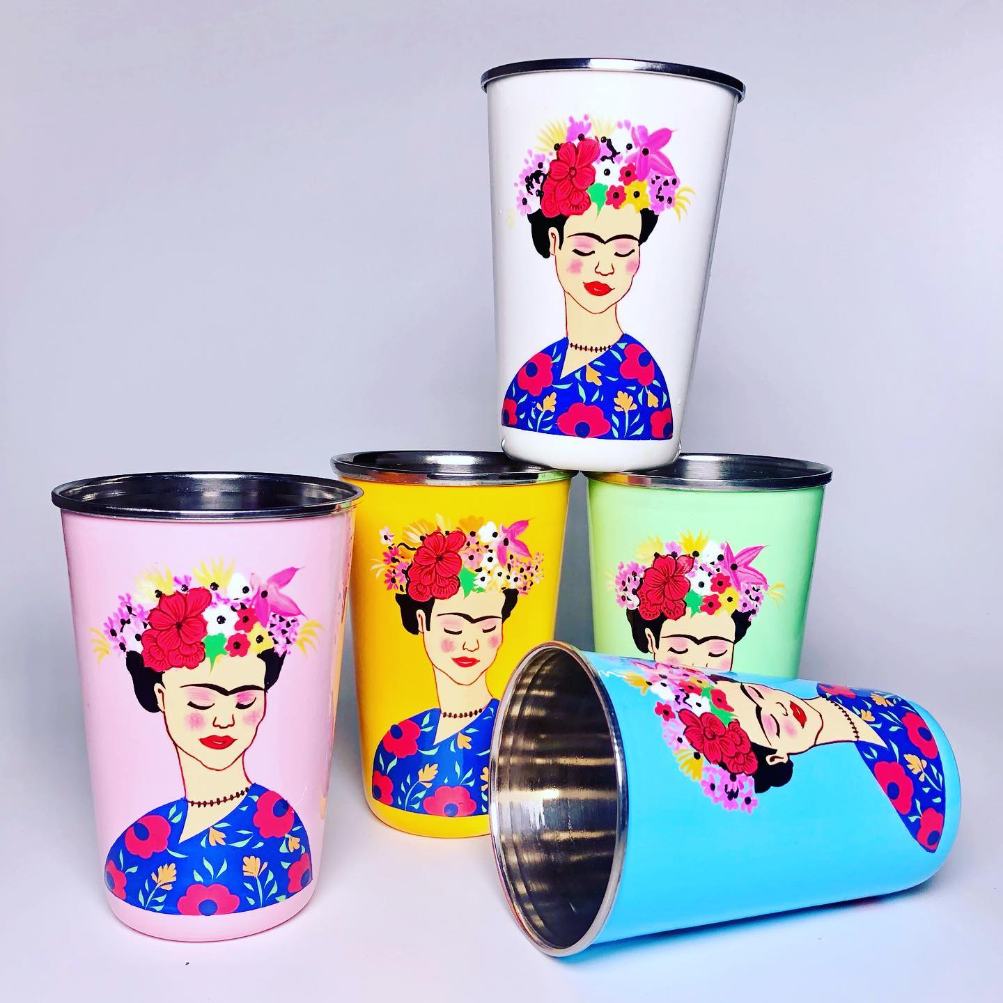 Frida Handpainted Tumbler Large