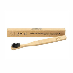Natural Charcoal Infused Bamboo Brush