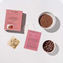 Load image into Gallery viewer, Flourless Dark Chocolate Gold Leaf Cake Kit