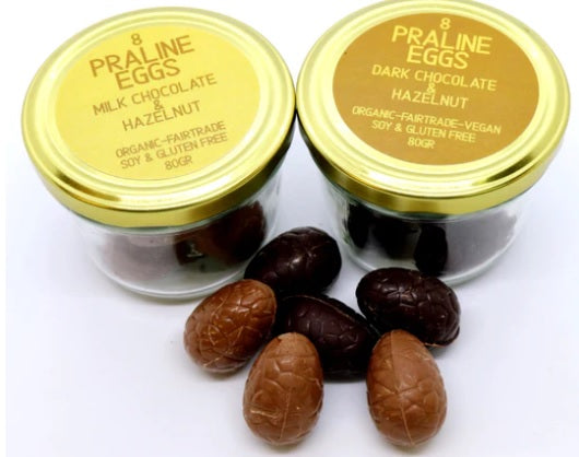 Praline Eggs (8 milk chocolate)