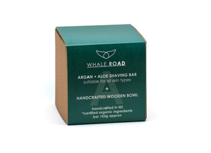 Argan + Aloe Shaving Bar with Bowl