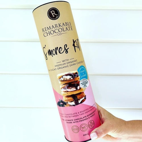 Dark Chocolate Raspberry S’mores Kit